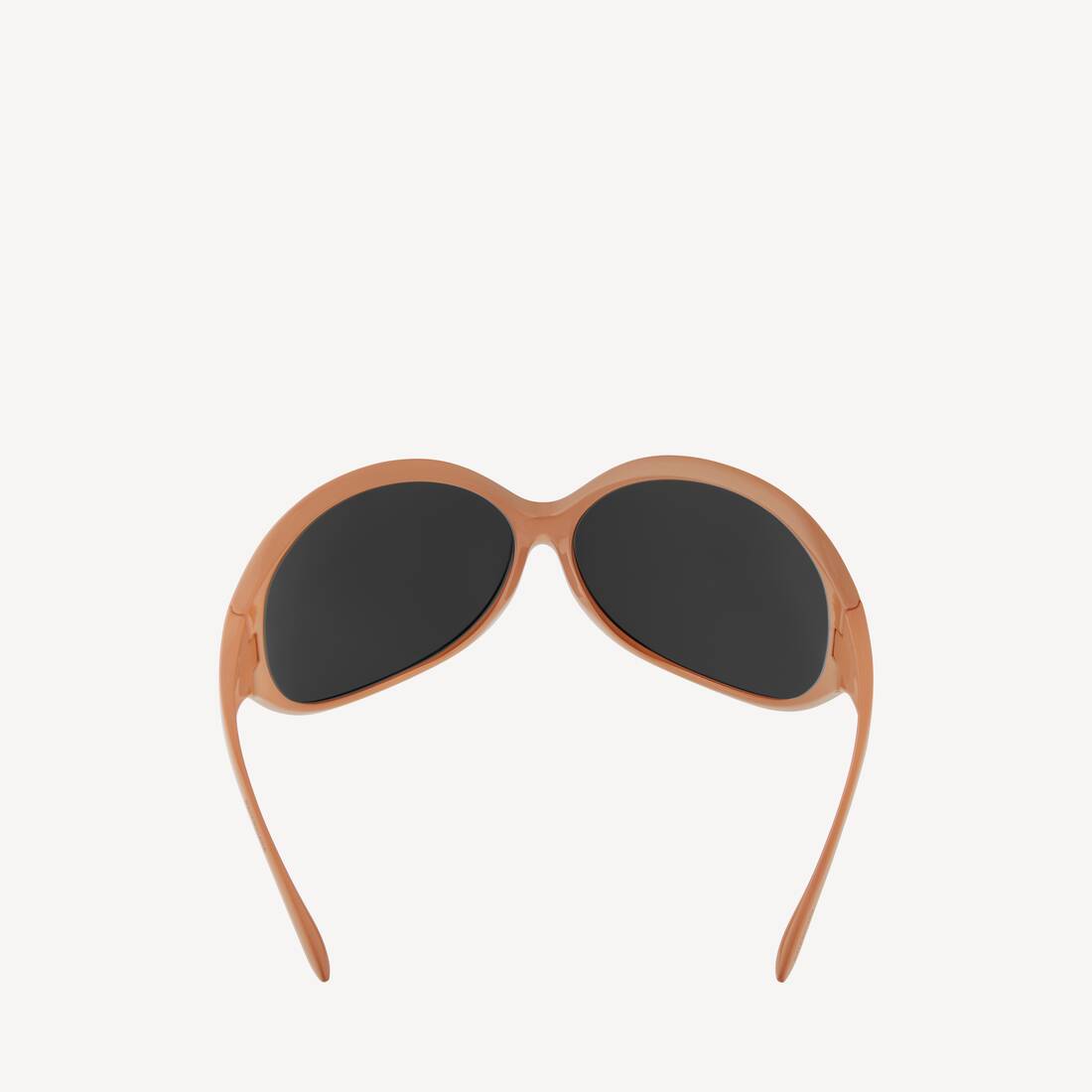 Phantom Round Sunglasses in Milky Nude