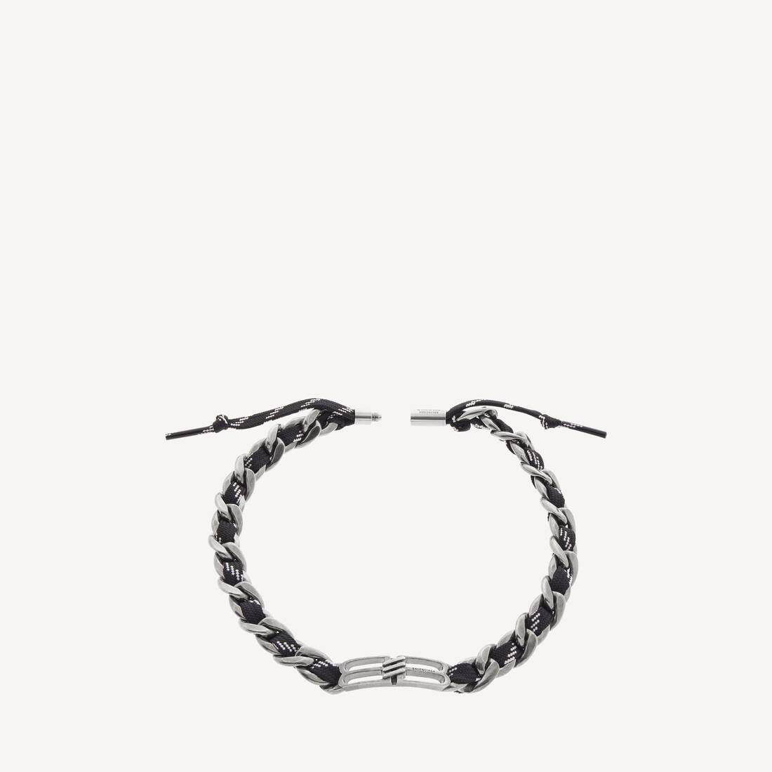 Bb Icon Lace Choker in Antique Silver/black/white