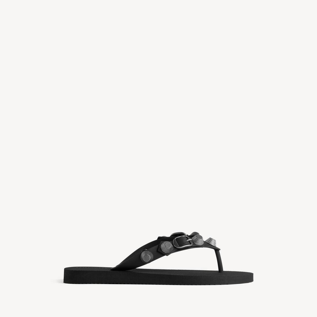 Women's Cagole Thong Sandal in Black