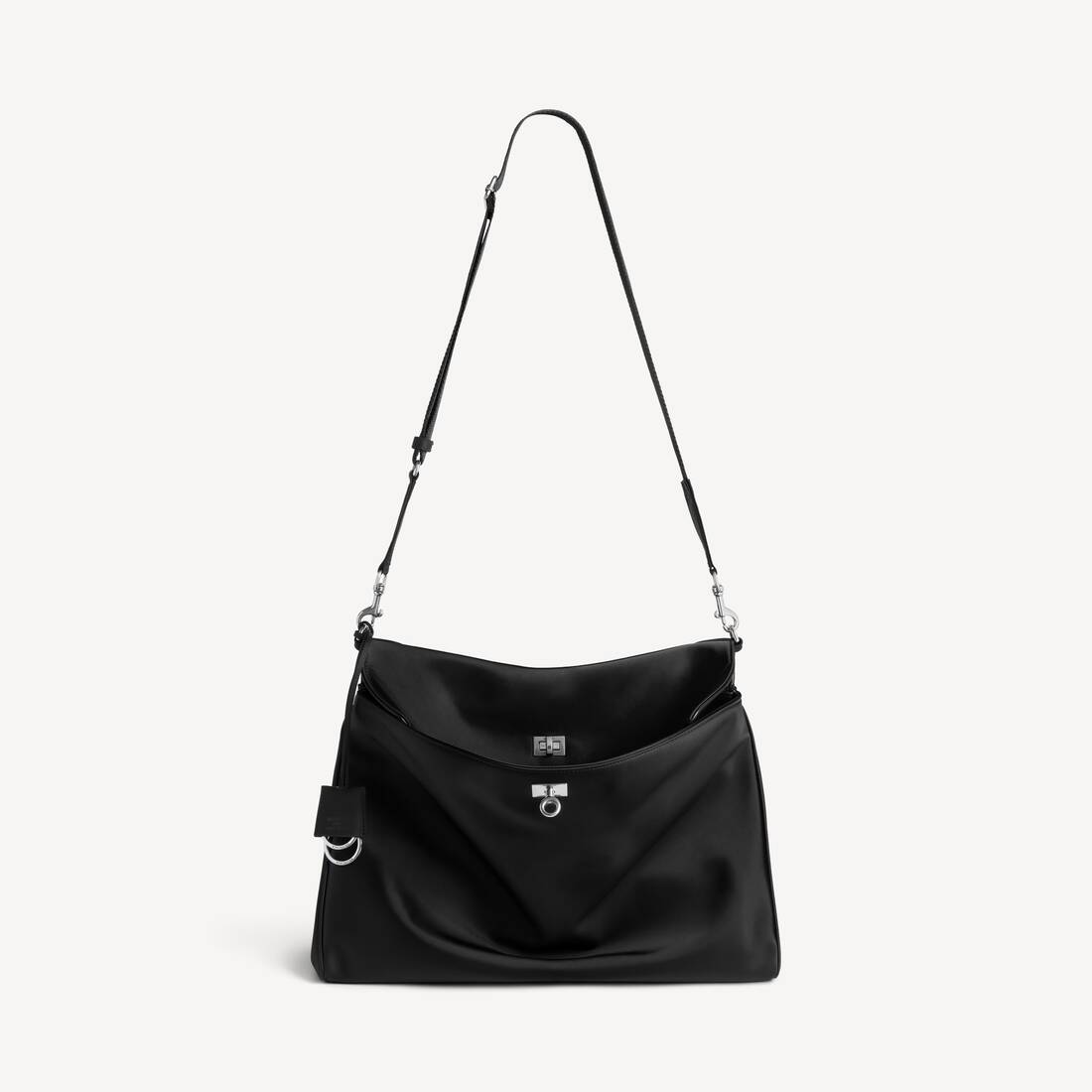 Men's Rodeo Messenger Bag Medium in Black