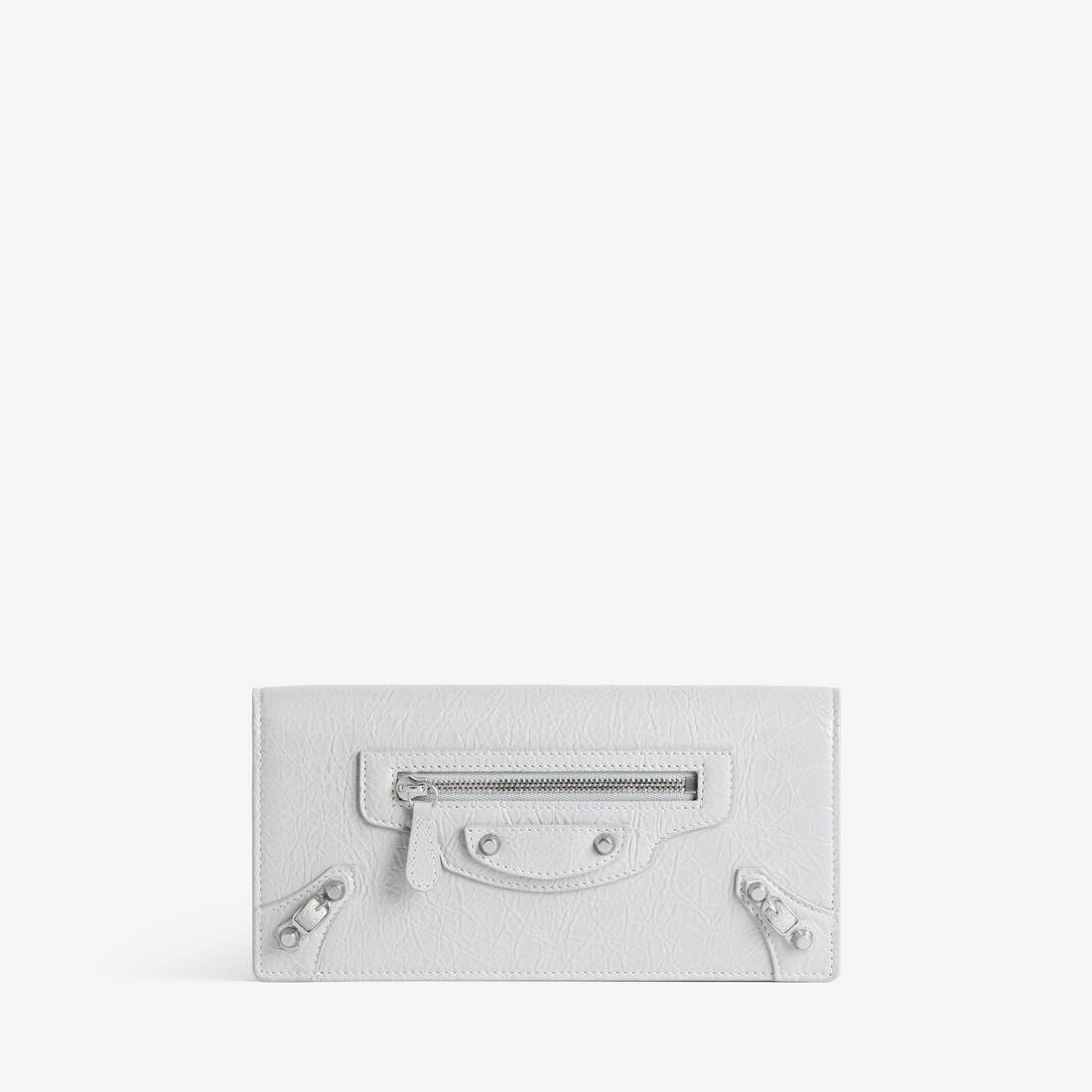 Women's Le City Money Long Wallet in Light Grey