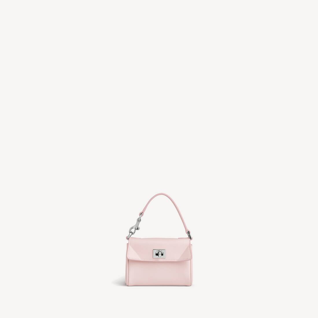 Women's Rodeo Micro Bag Charm in Suede Pink