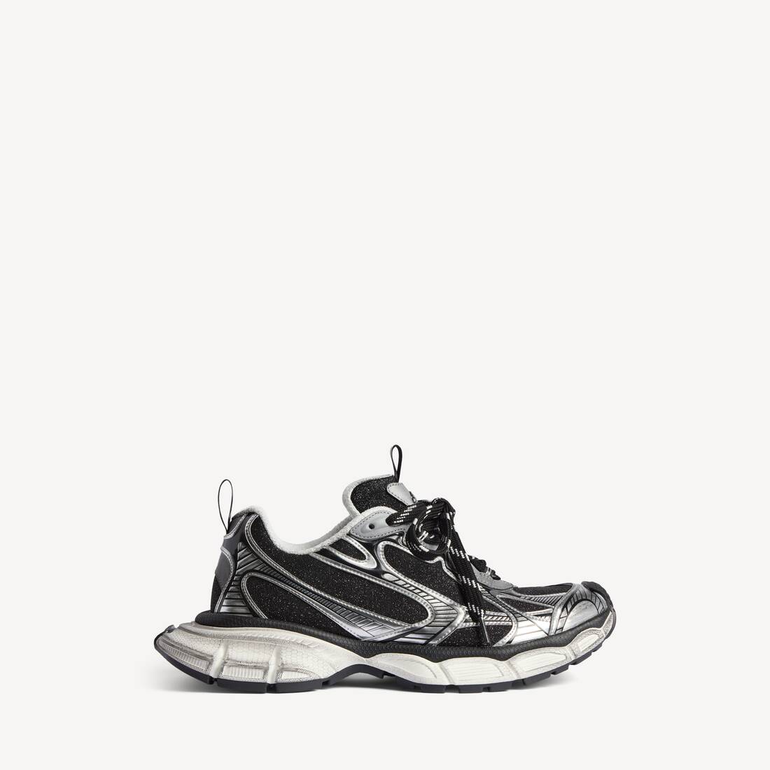 Women's 3xl Sneaker in Black/silver