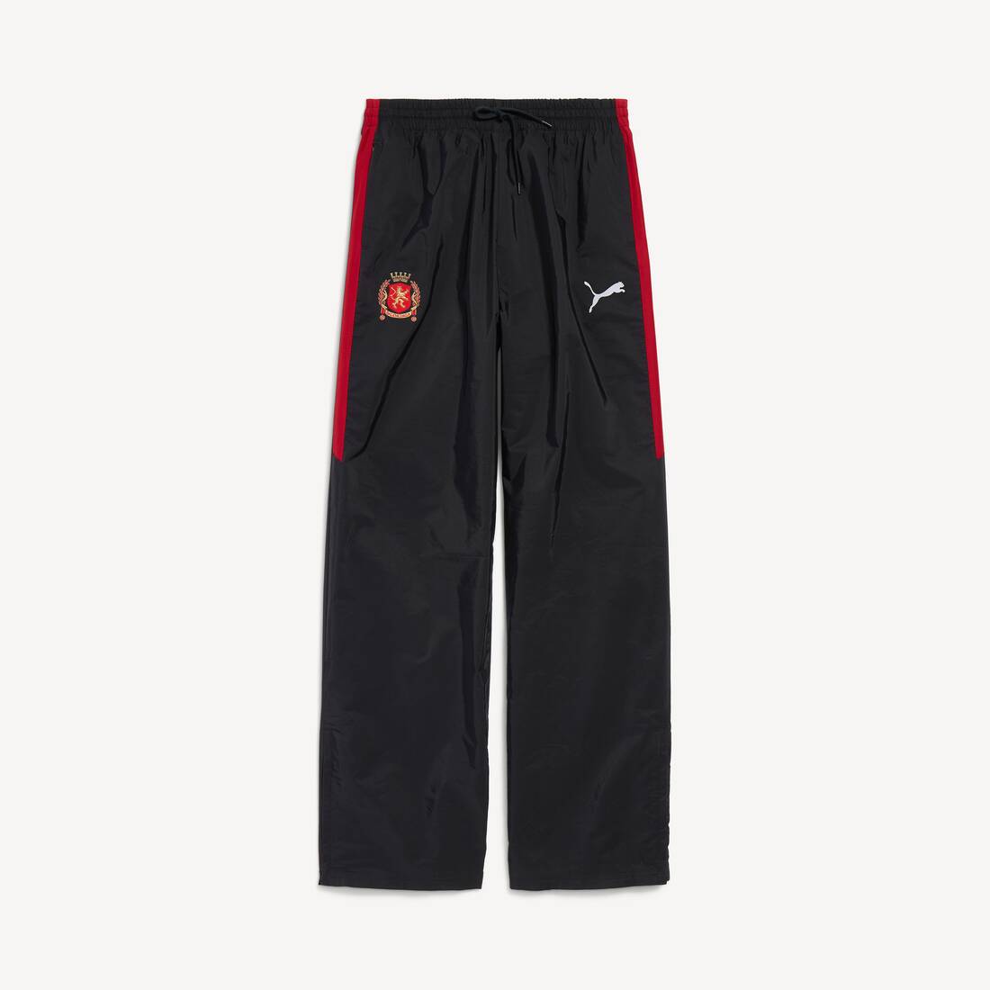 Balenciaga I Puma Large Tracksuit Pants in Black/red