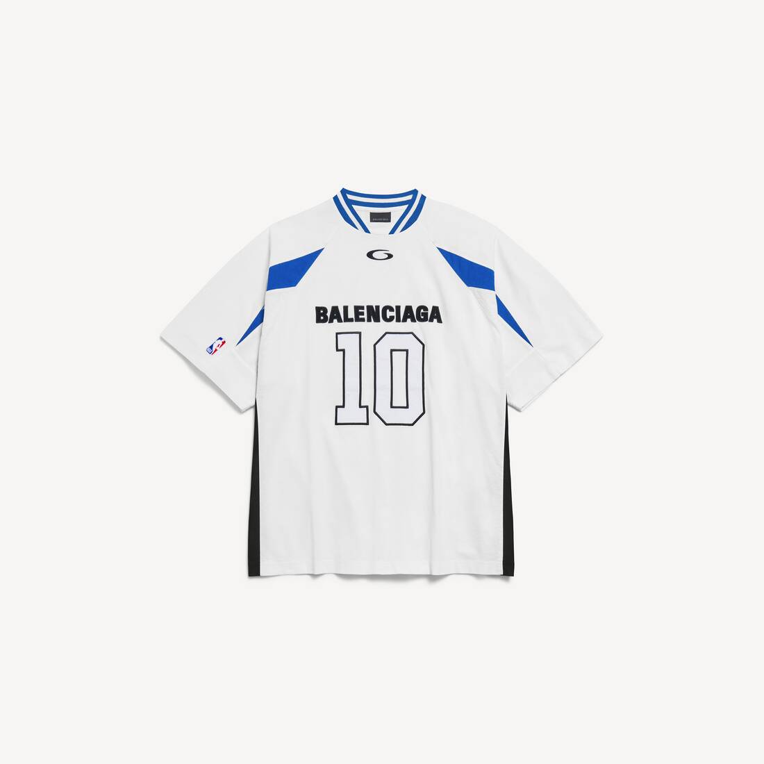 Men's Balenciaga | Nba Collaboration Oversized T-shirt in White/multicolor