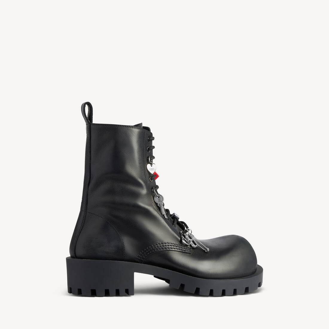 Men's Hummer Lace-up Bootie in Black