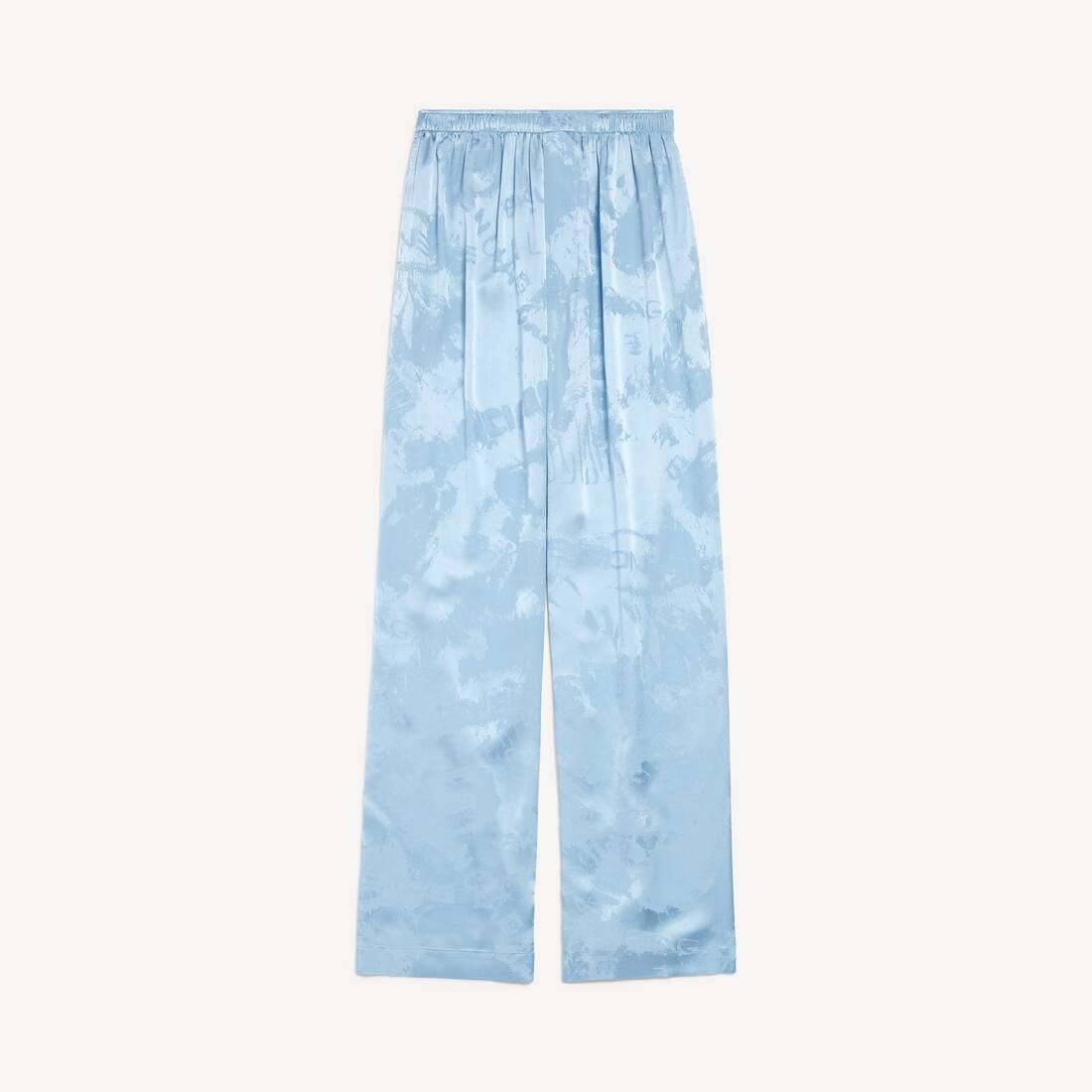 Women's Washed Crayon Allover Pyjama Pants in Baby Blue