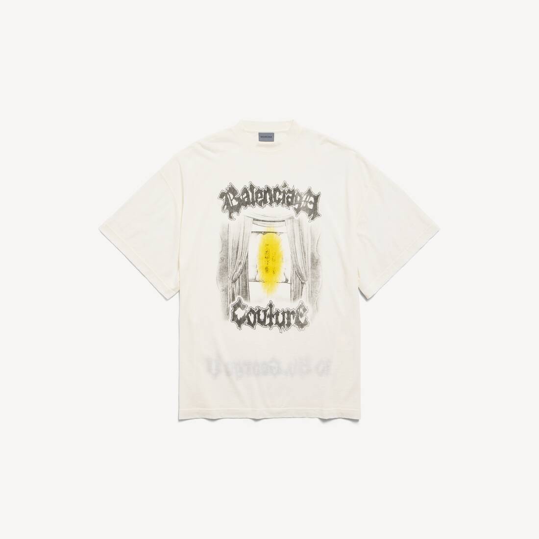 Women's Salon De Couture Shaped T-shirt in Cream