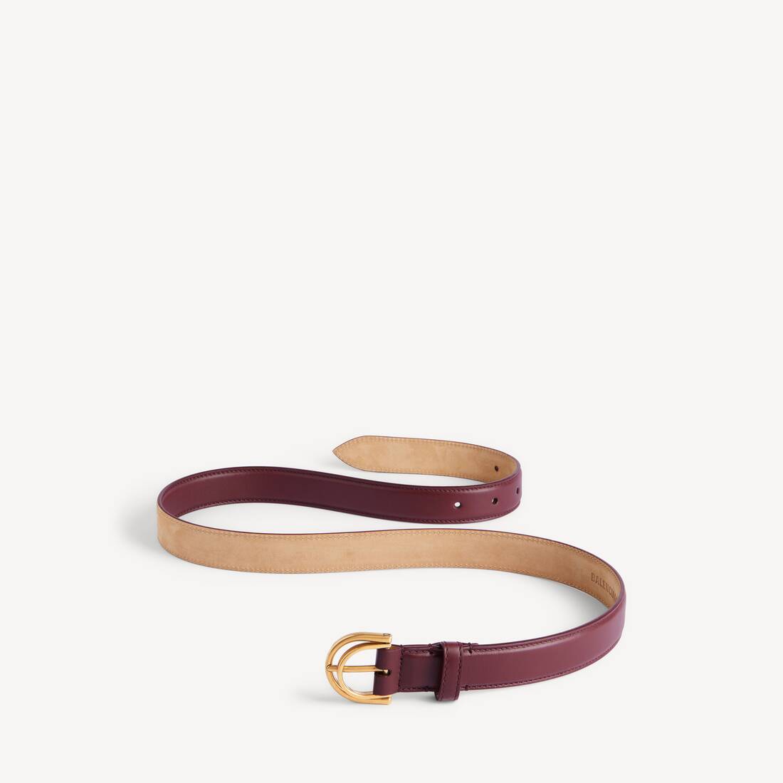 Women's Rodeo Belt in Dark Burgundy
