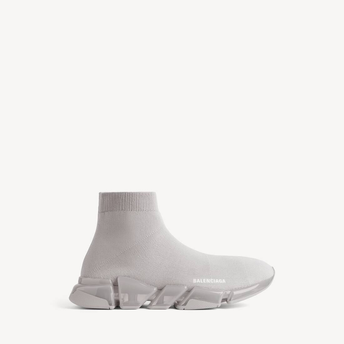 Men's Speed 2.0 Full Clear Sole Recycled Knit Sneaker in Grey