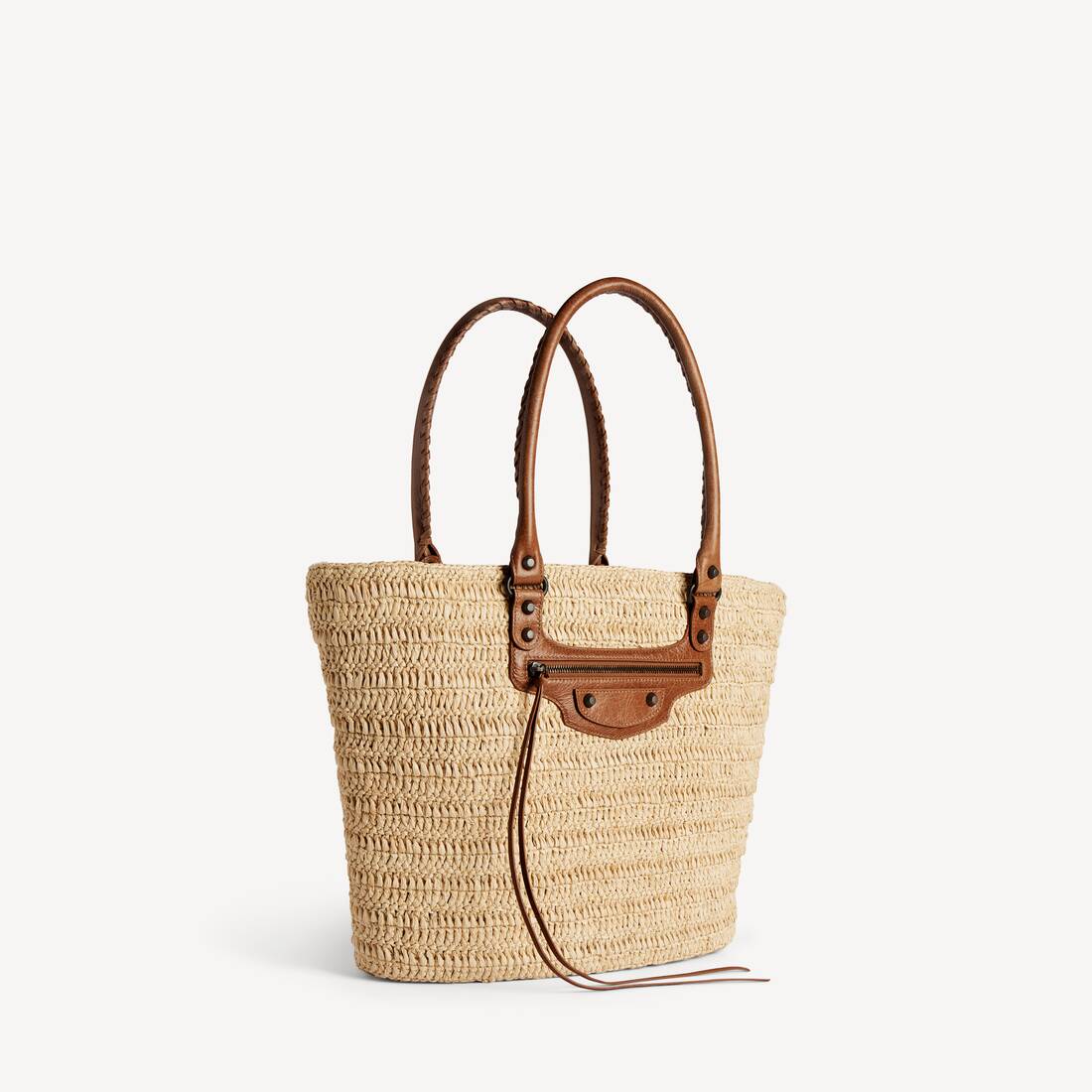 Women's Le City Basket Medium in Natural/camel