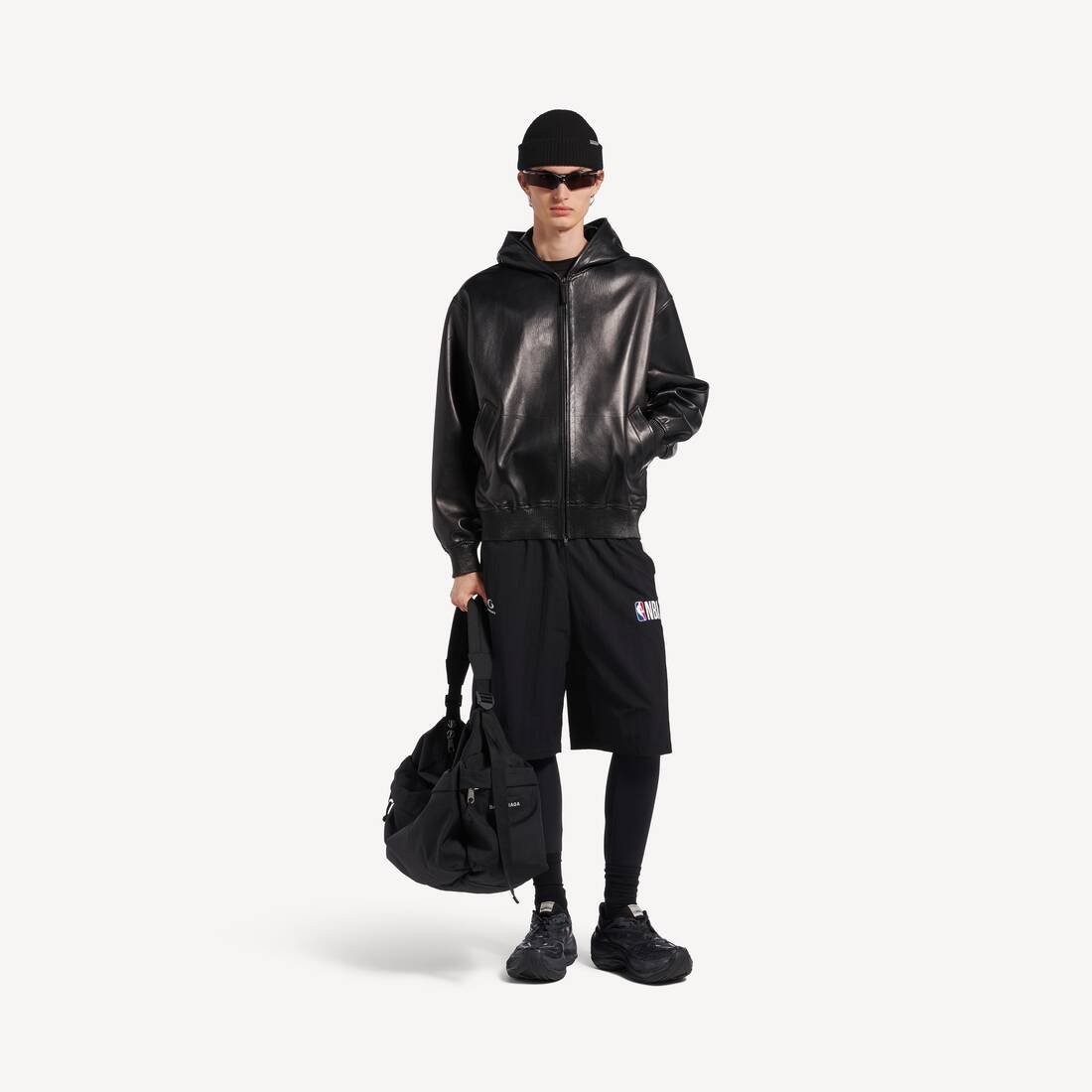 Men's Balenciaga | Nba Collaboration Tracksuit Shorts in New Black