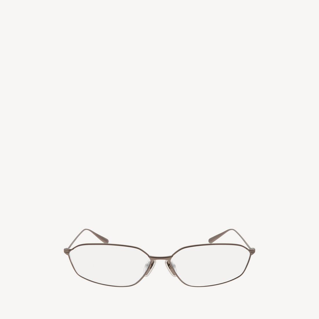 Editorial Oval Sunglasses in Silver