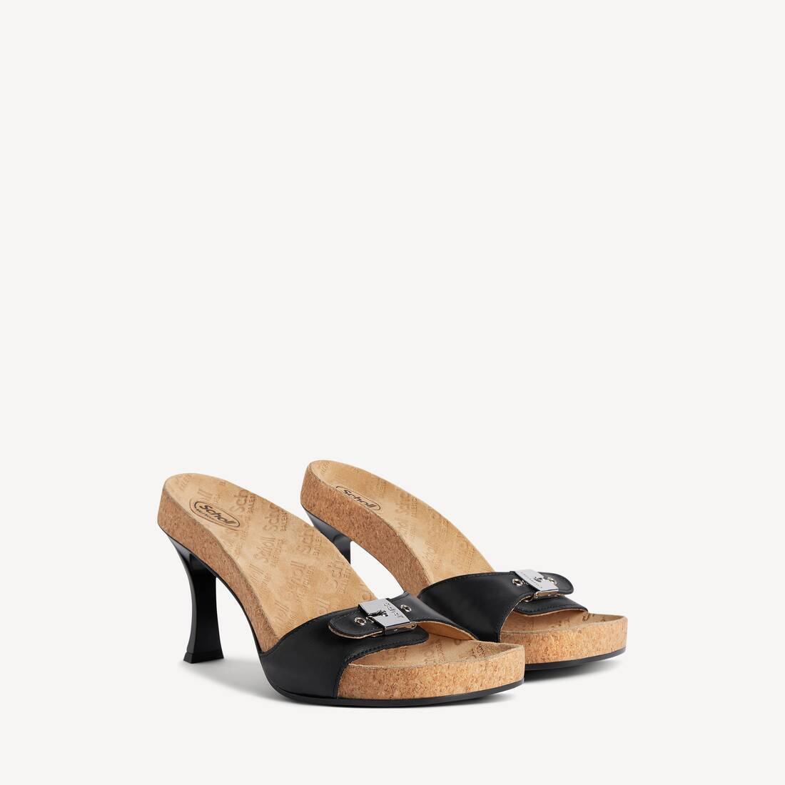 Women's Balenciaga I Scholl Sandal in Black