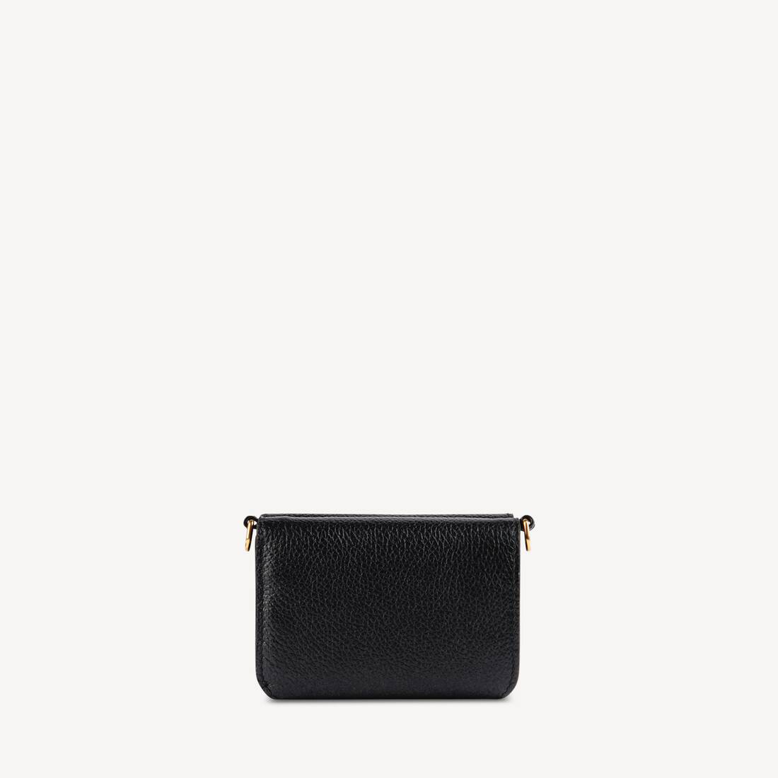 Women's Cash Mini Wallet On Chain in Black/white