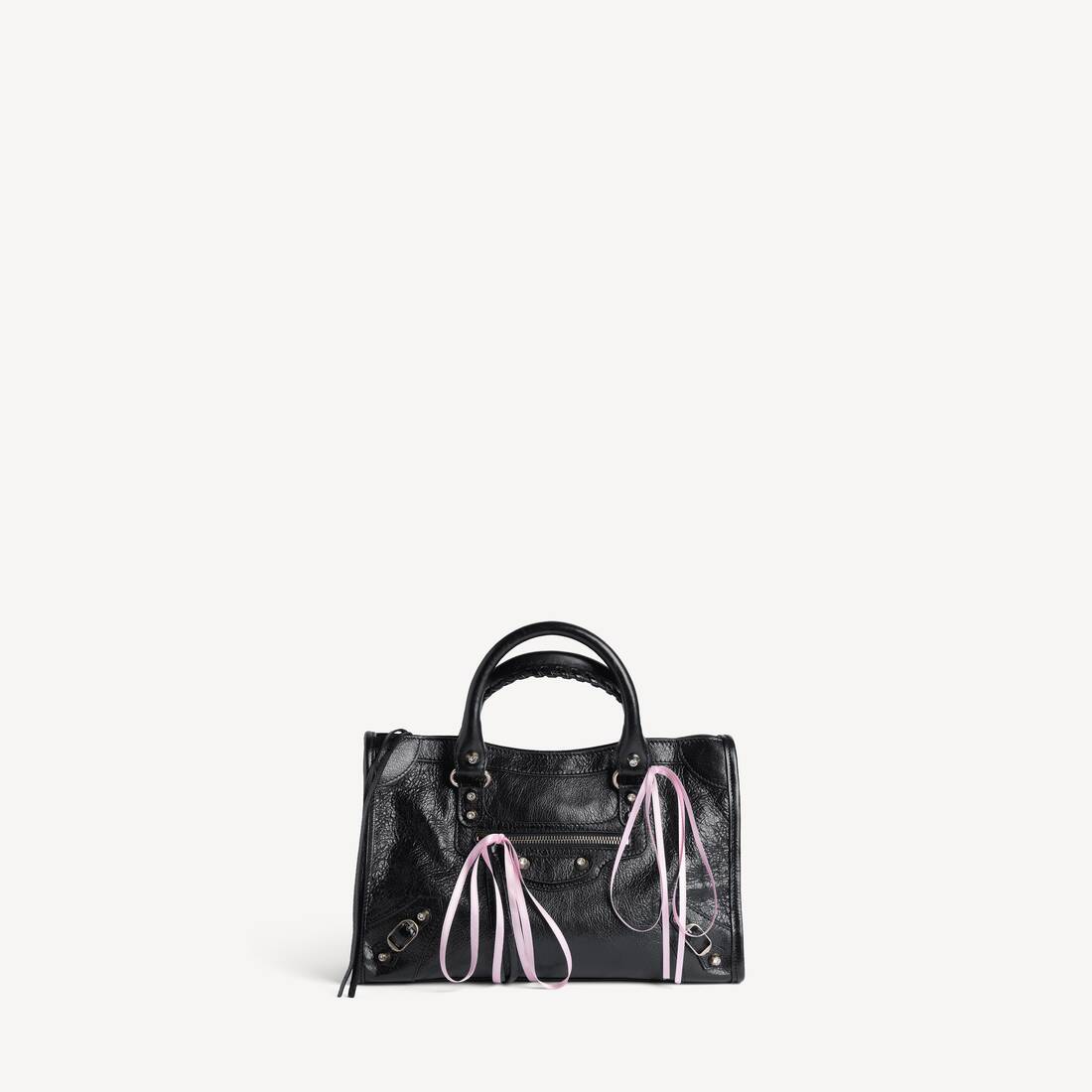 Women's Le City Bag Small in Black/petal Pink
