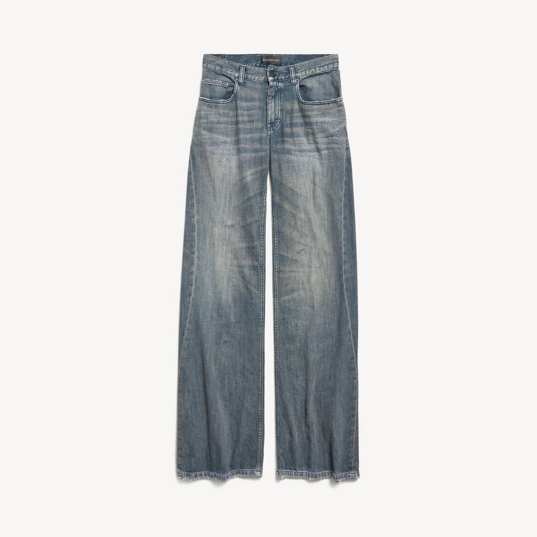 Women's Wide Leg Pants in Blue