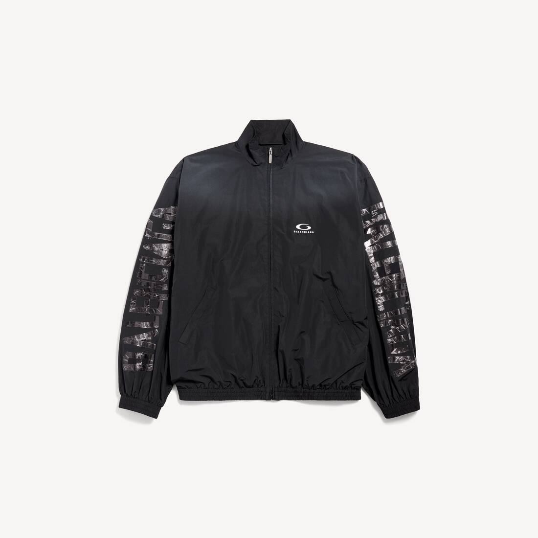 Men's Tracksuit Jacket Medium Fit in Black