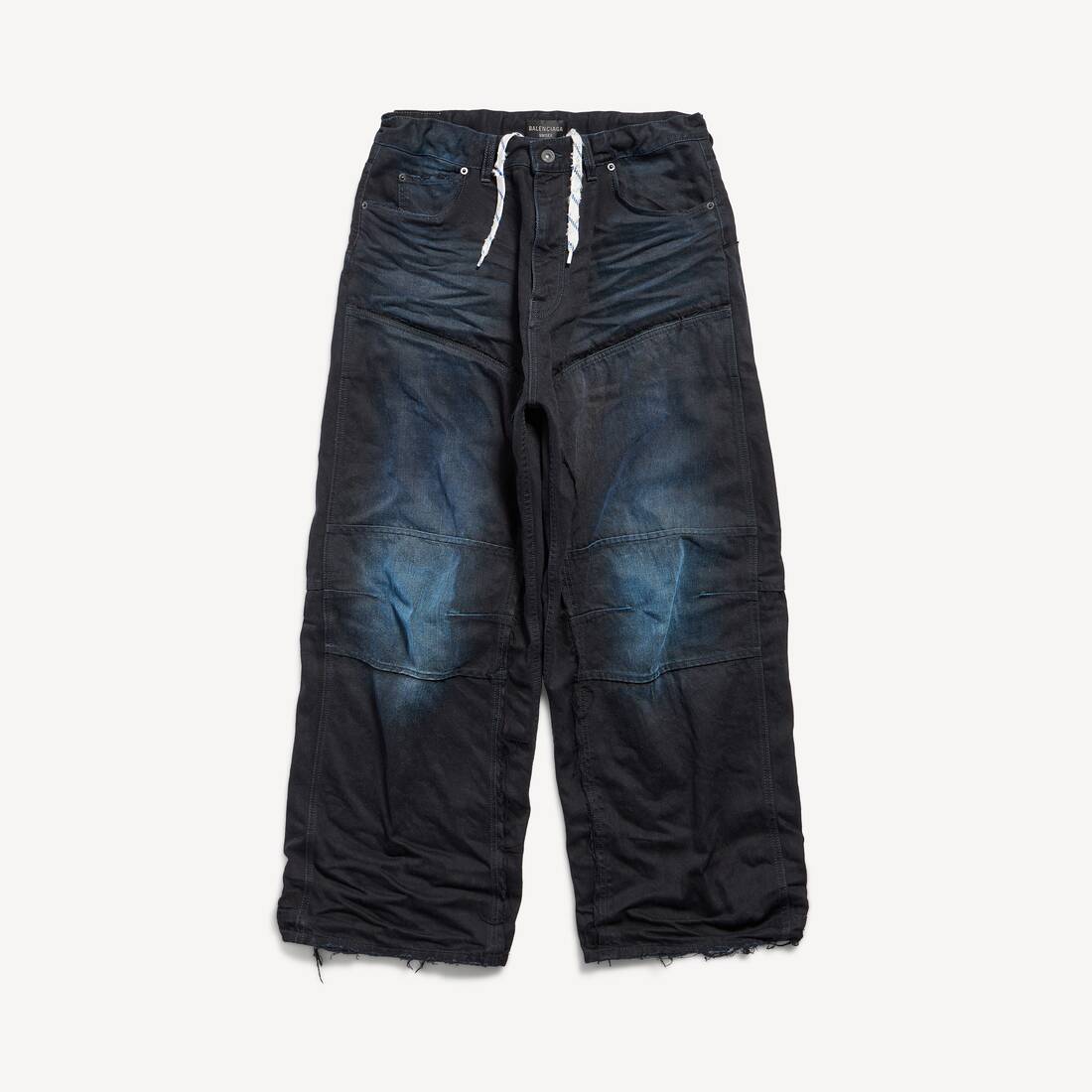 Men's Double Knee Pants in Dark Blue