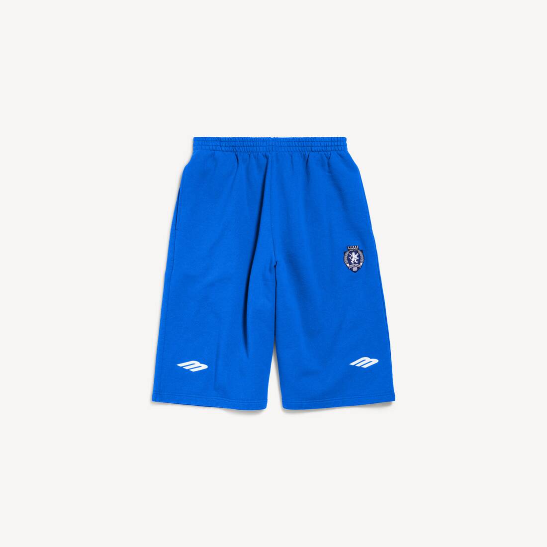 Men's 3b Football Large Shorts in Royal Blue/white
