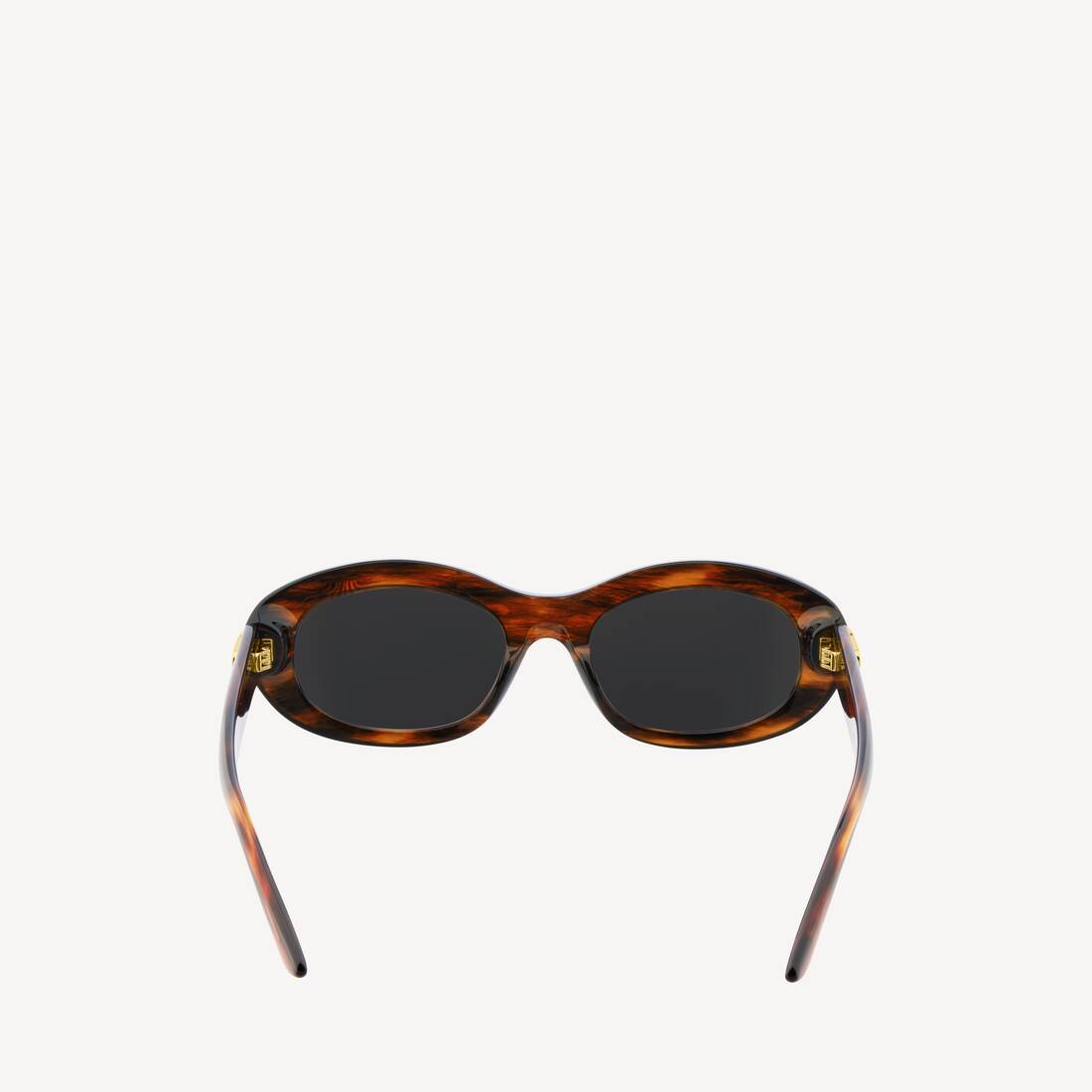 Casino Round Sunglasses in Brown Havana