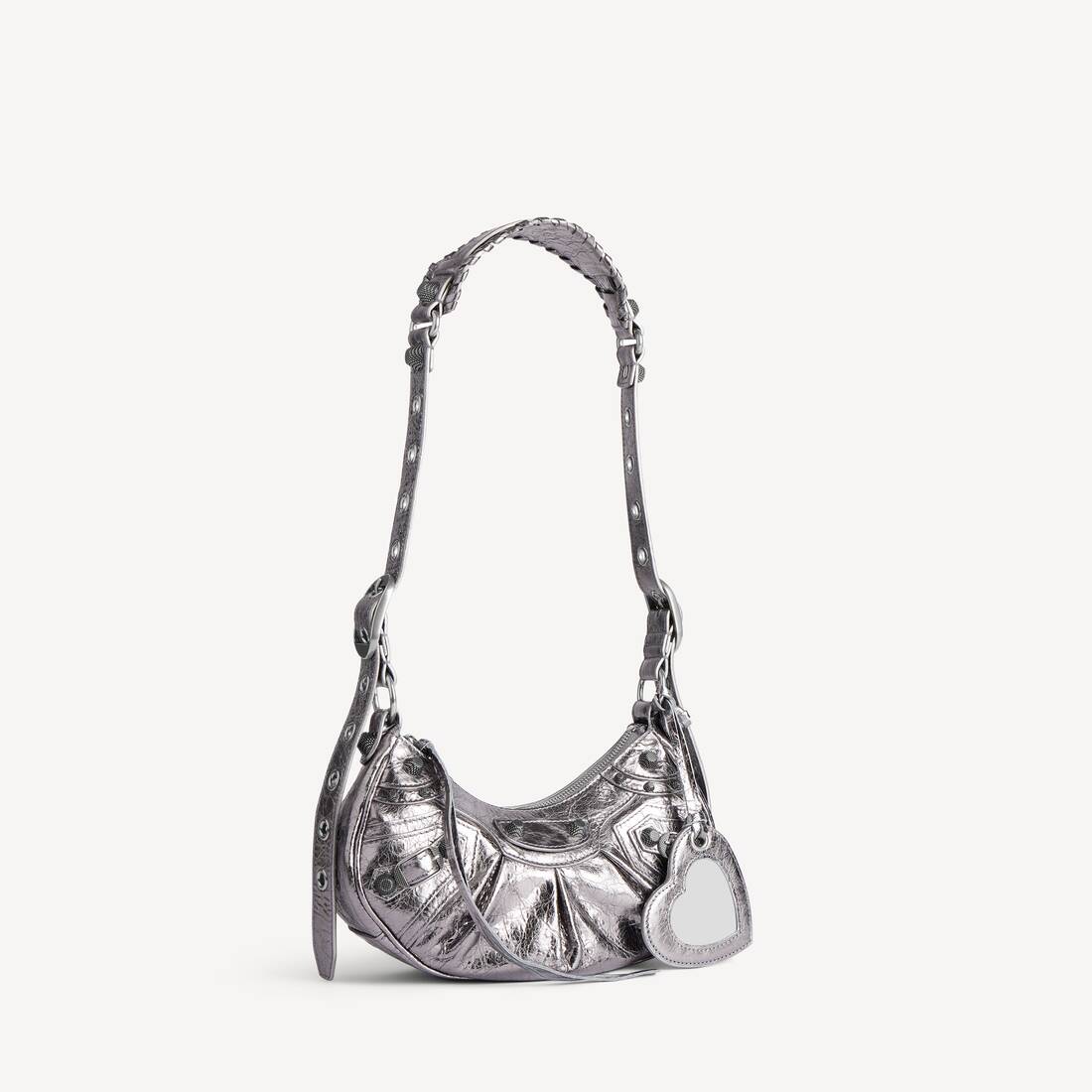 Women's Le Cagole Shoulder Bag Xs in Silver