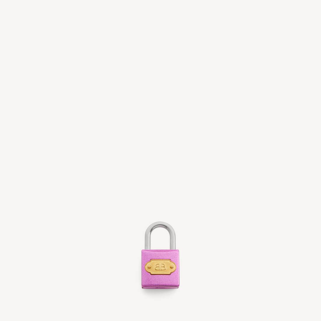 Women's Charm/keychain Bb Padlock in Pink/gold