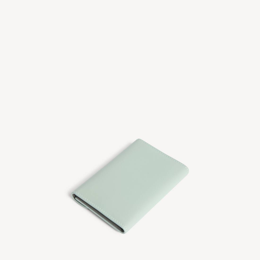 Women's Envelope Key Case With Split Ring in Mineral Green