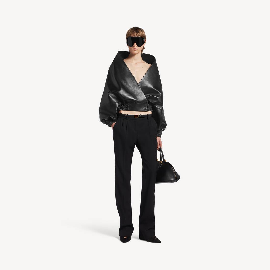 Women's Wrap Jacket in Black