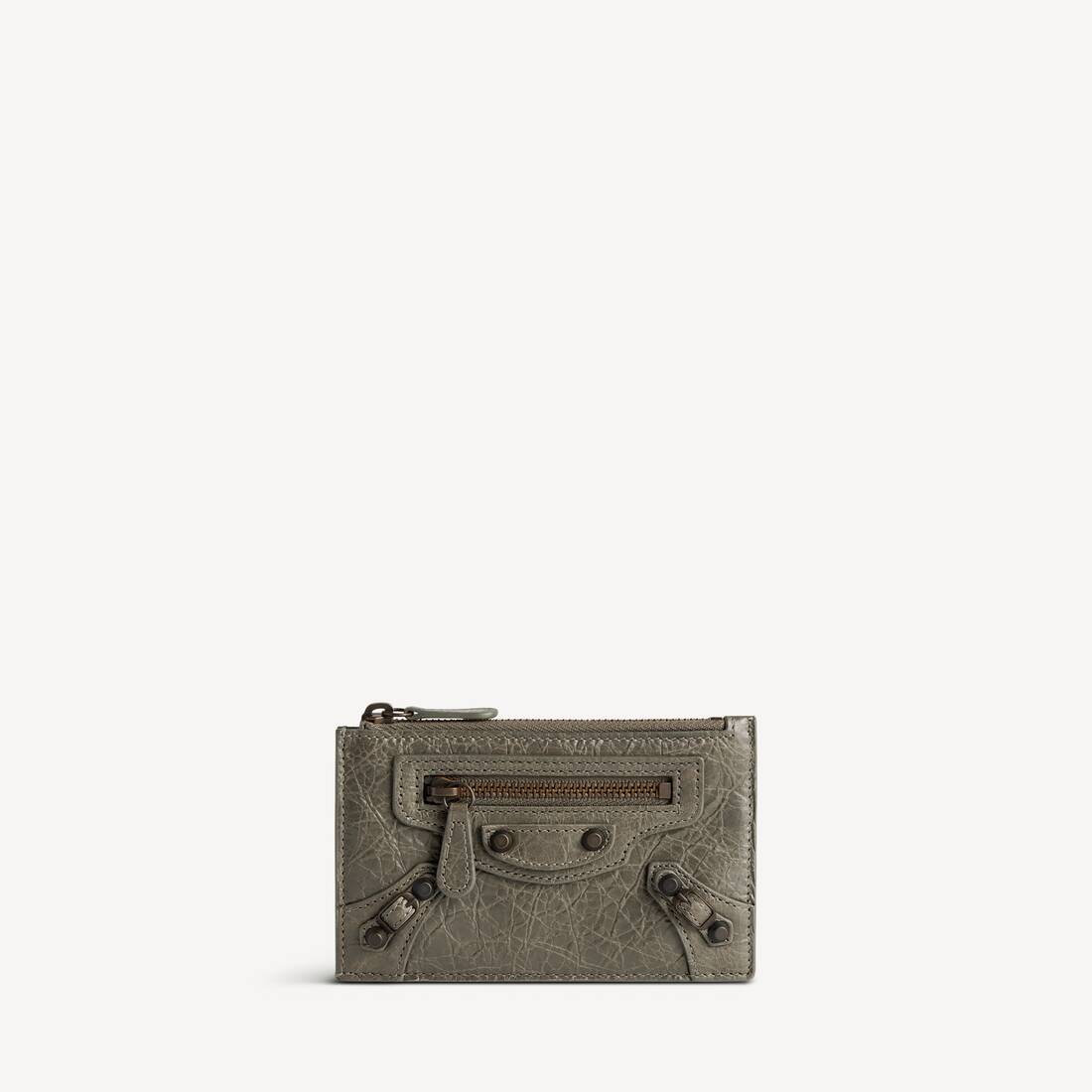 Women's Le City Long Coin And Card Holder in Army Green