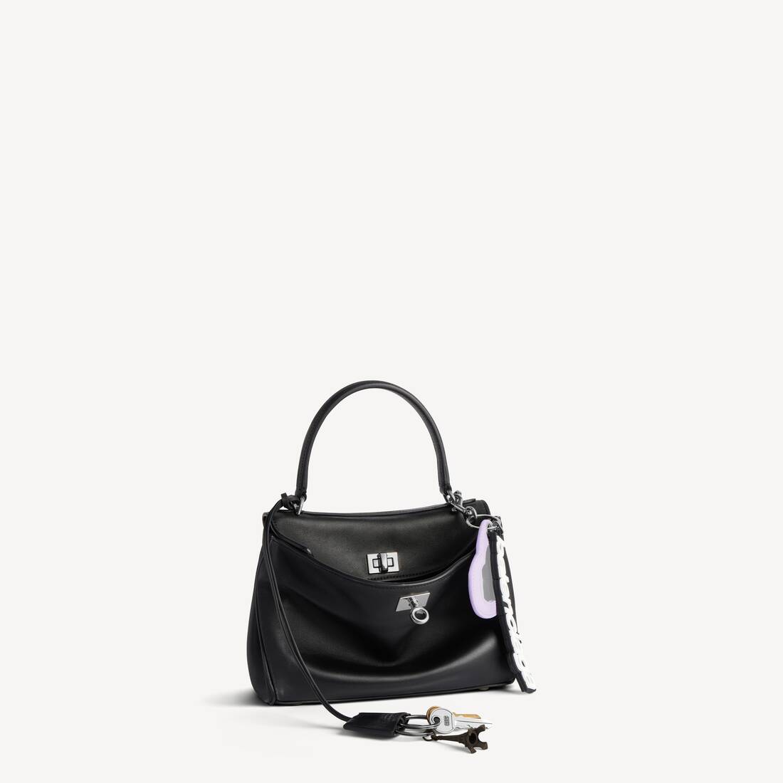 Women's Rodeo Handbag Mini With Charms in Black