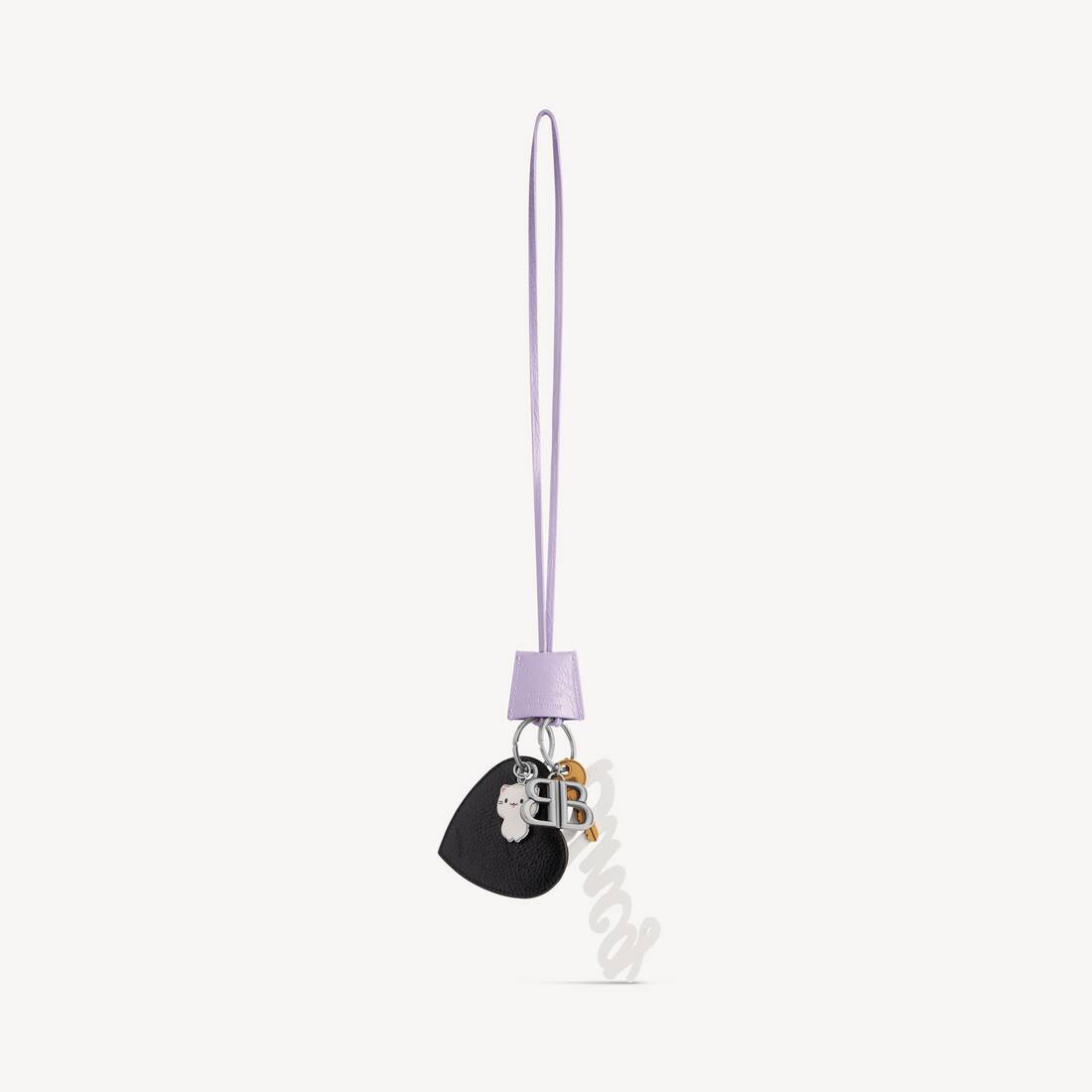 Women's Le City Charm Heart in Lilac/black