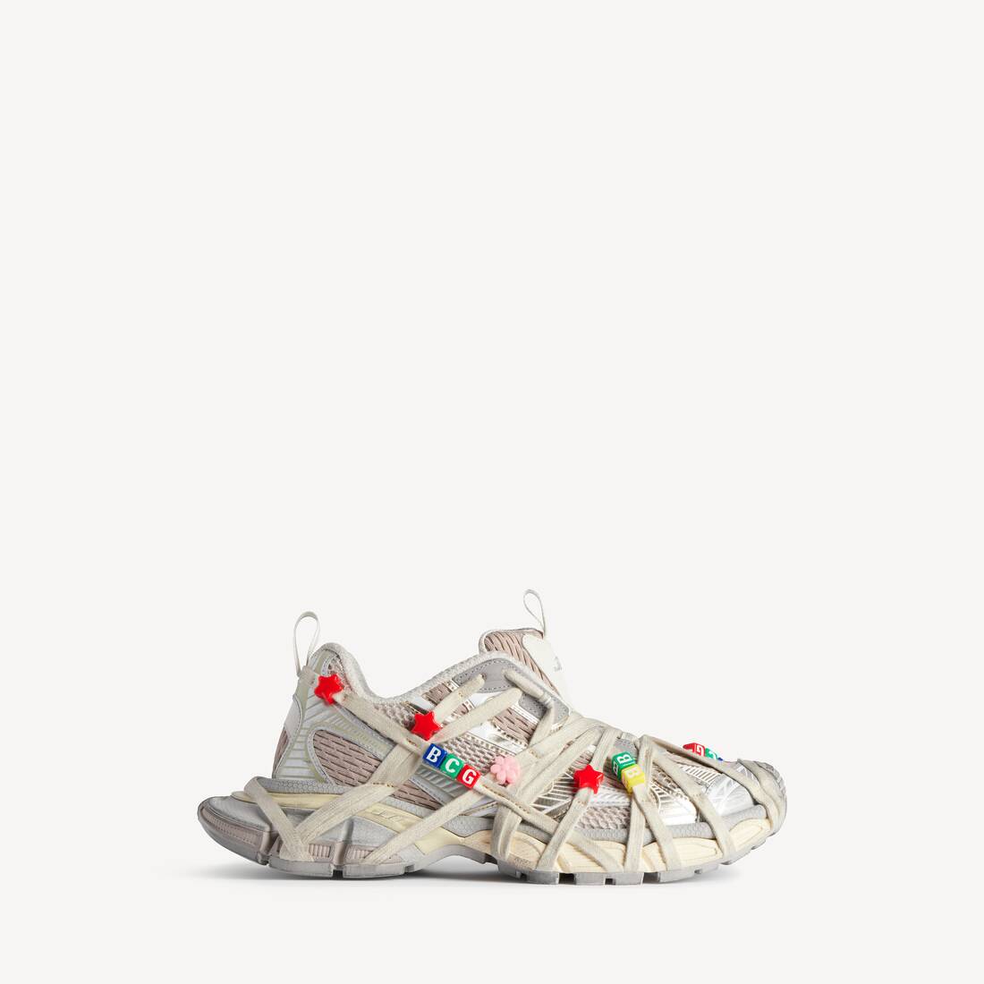 Women's 3xl Extreme Lace Sneaker in Eggshell/multicolor