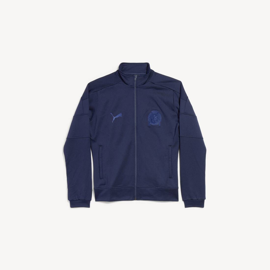 Balenciaga I Puma Fitted Tracksuit Jacket in Navy
