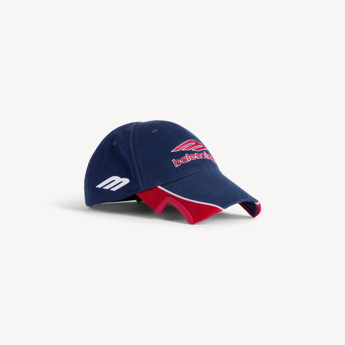 Men's 3b Football Cap in Dark Navy/red