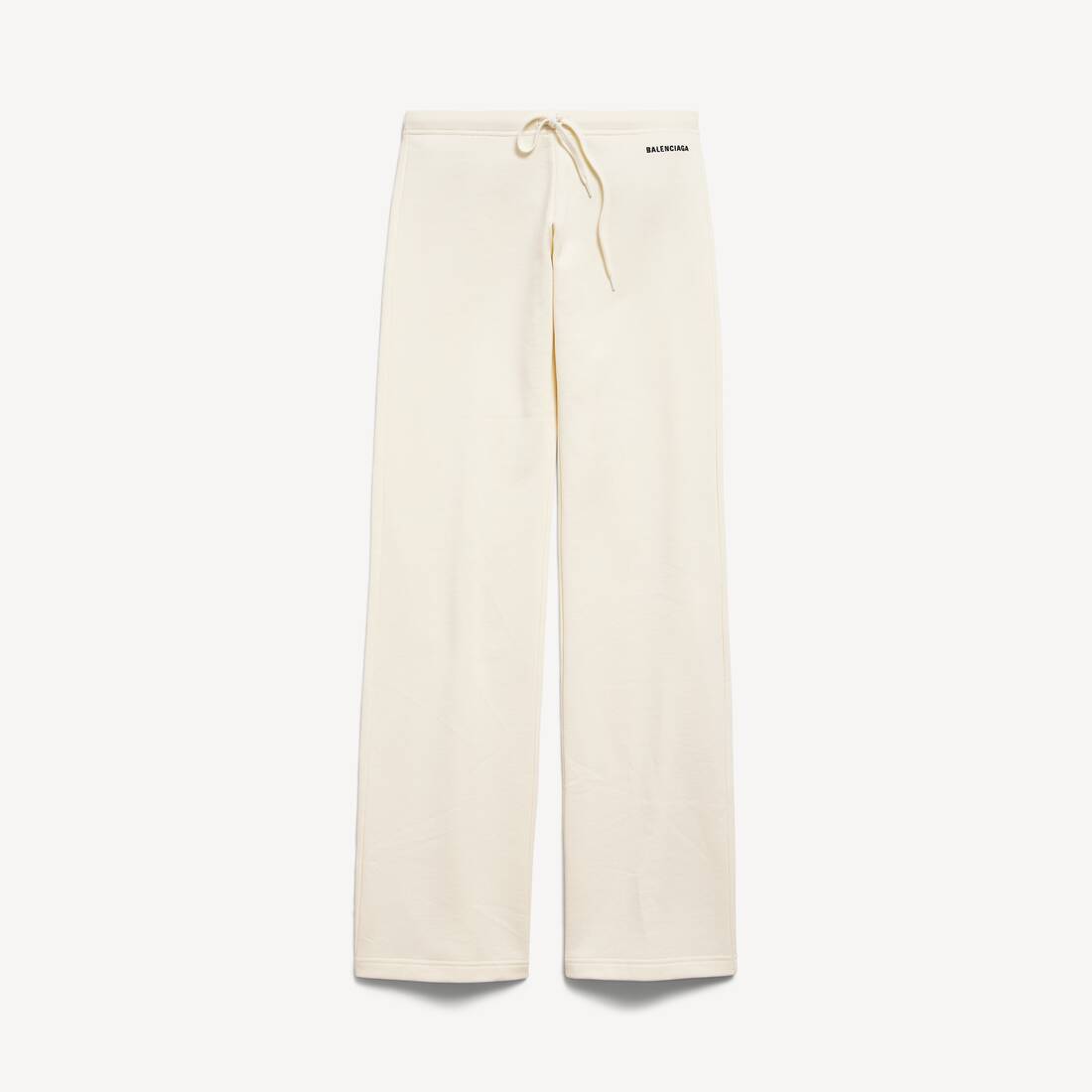 Women's Balenciaga Back Low Waist Sweatpants in Cream
