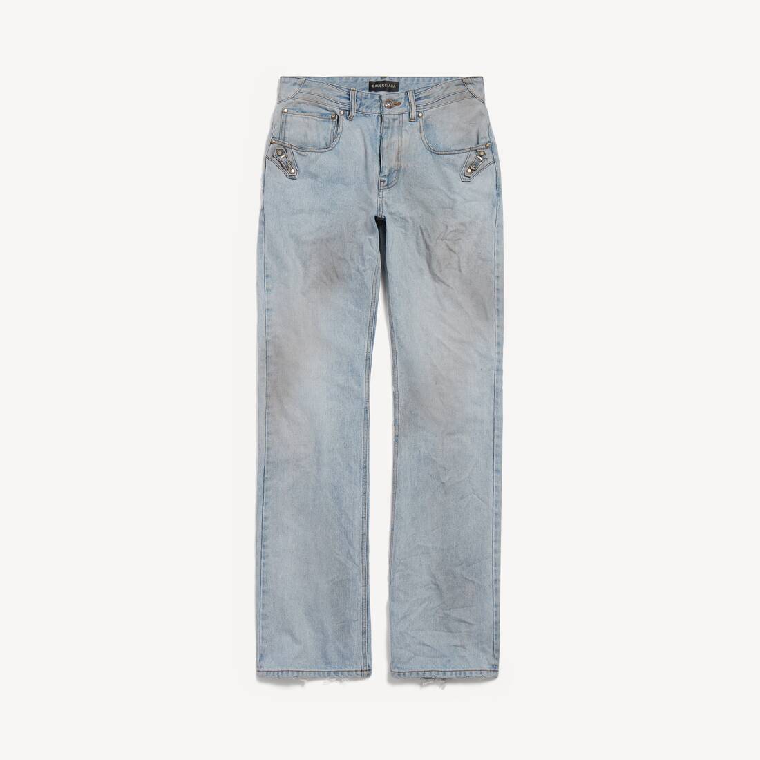 Women's City Straight Pants in Light Blue