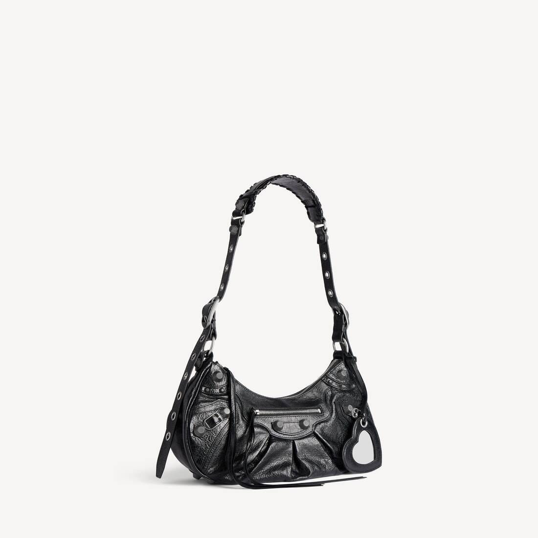 Women's Le Cagole Shoulder Bag Small in Black