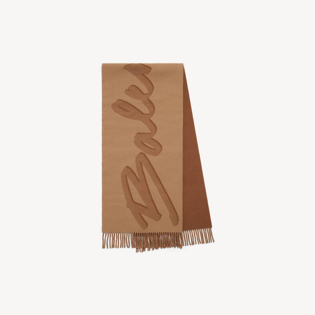 Women's Balenciaga Blanket Scarf in Beige