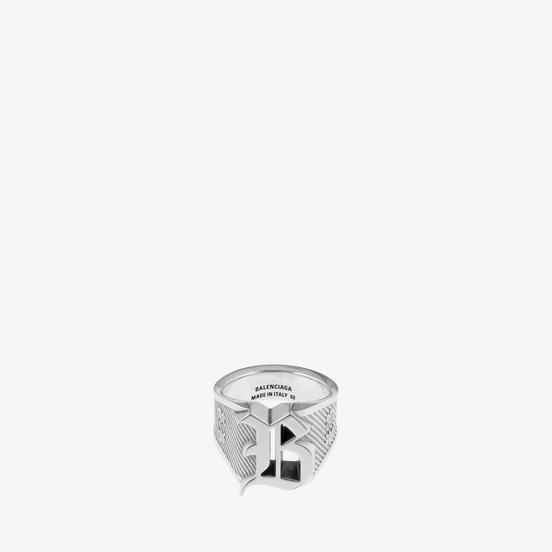 Melrose Signet Ring in Antique Silver