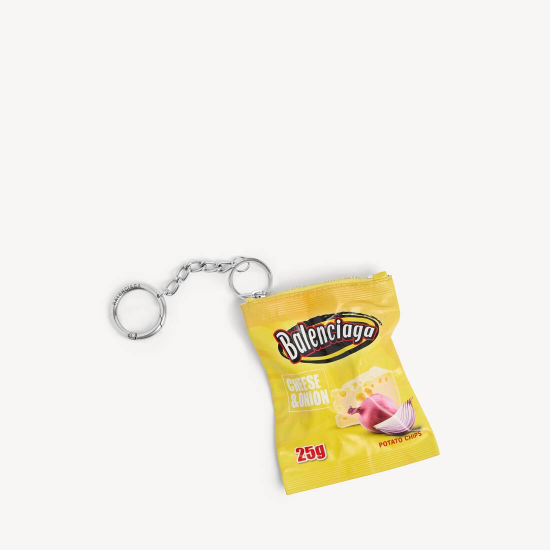 Charm/keychain Chips in Yellow