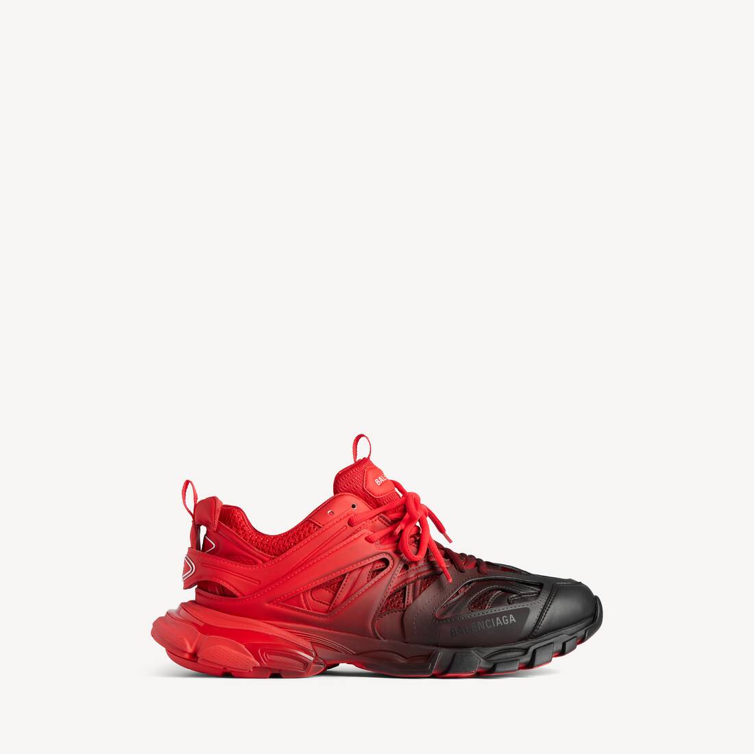 Men's Track Gradient Sneaker in Red/black