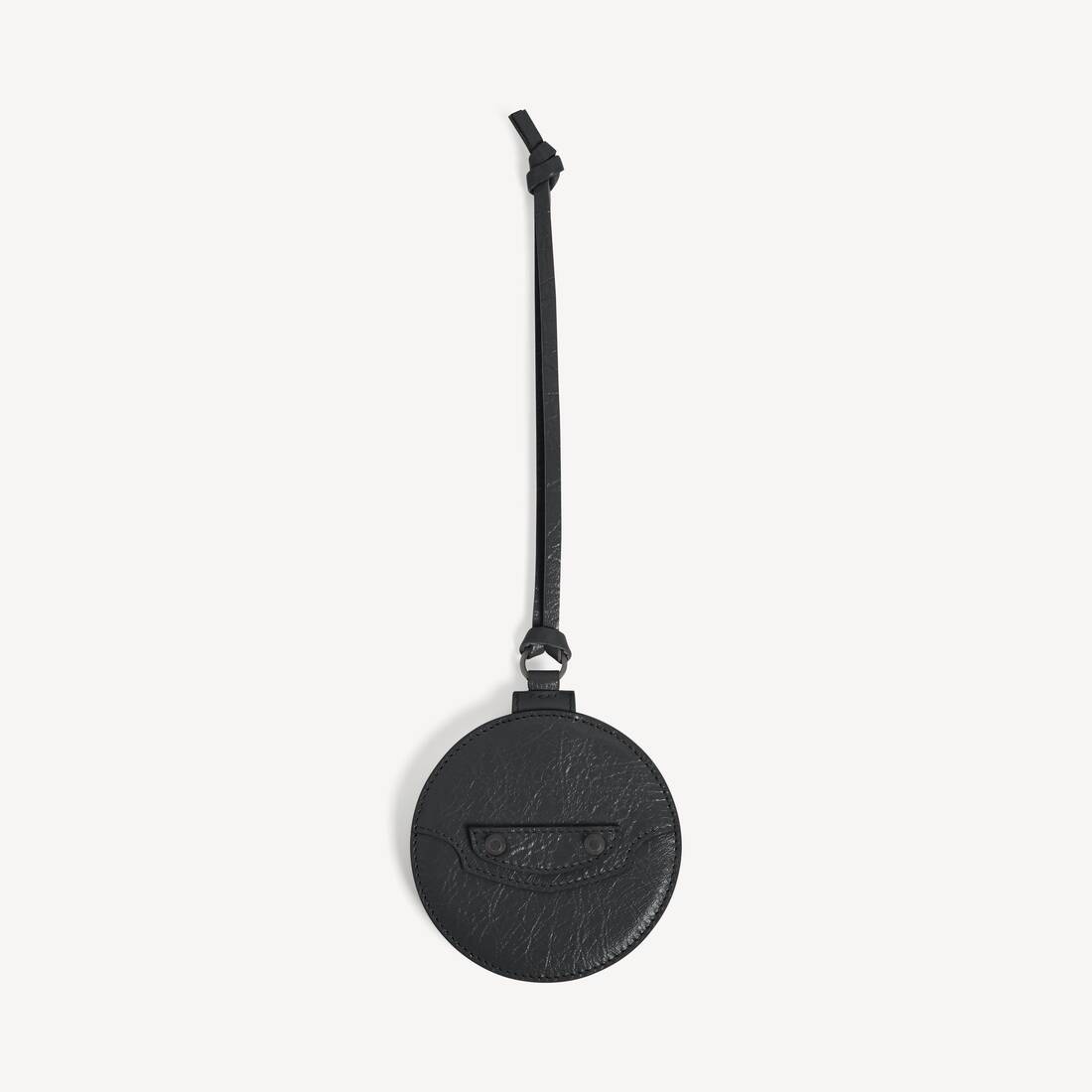 Women's Le City Round Mirror Charm in Black