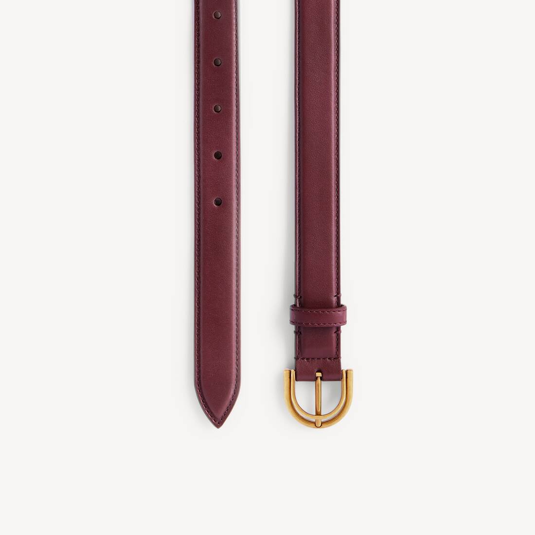 Women's Rodeo Belt in Dark Burgundy