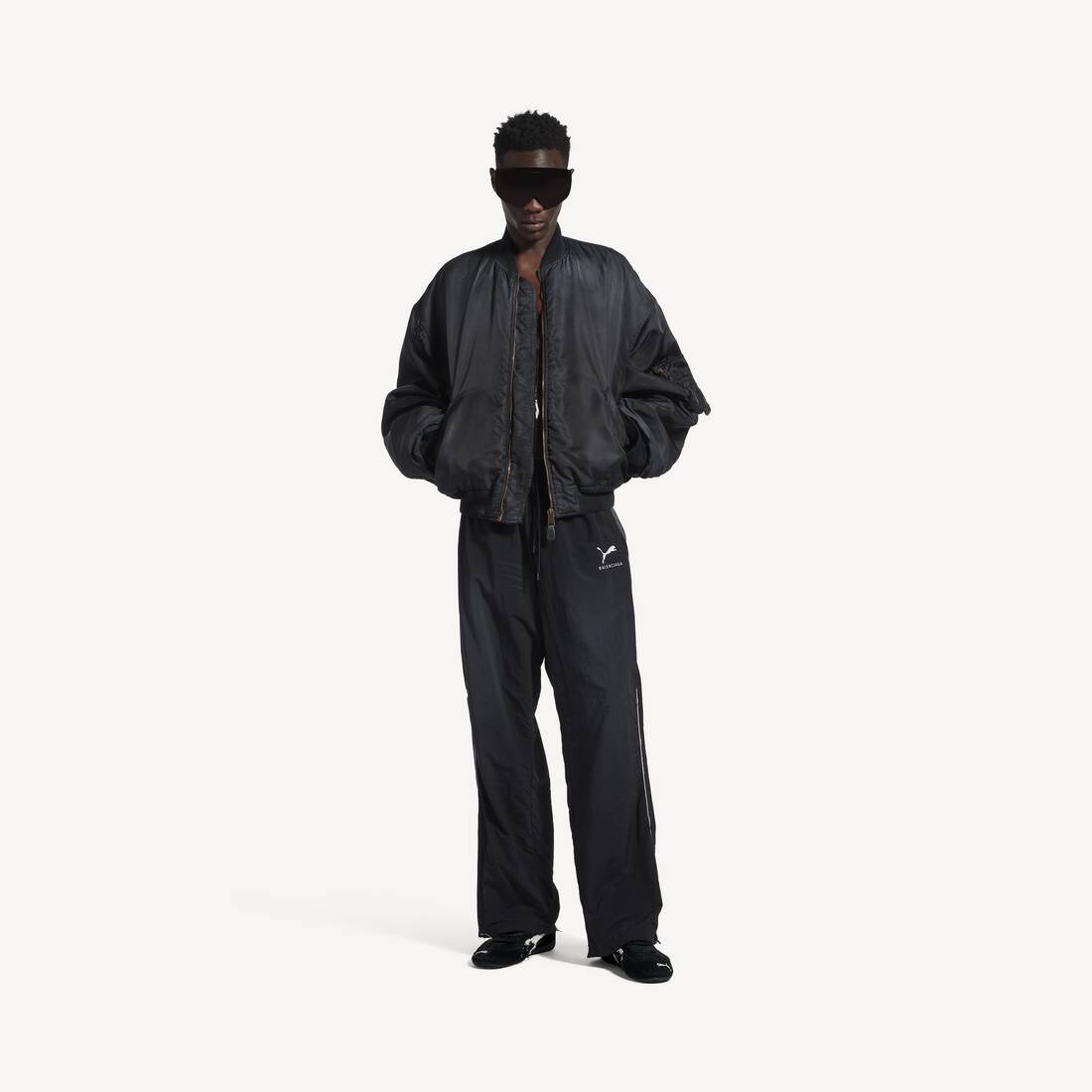 Balenciaga I Puma Tracksuit Pants in Elephant Grey