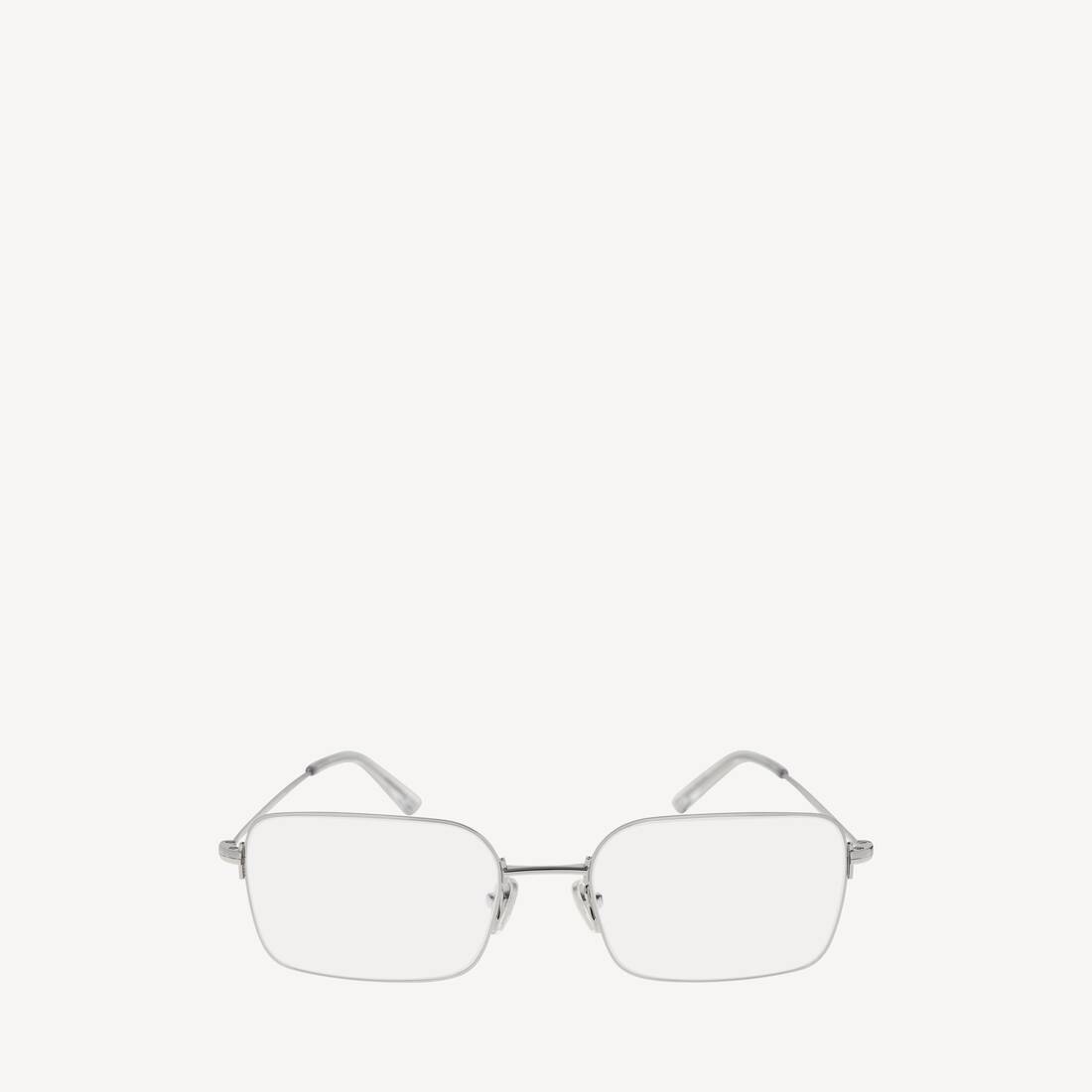 Invisible Rectangle Sunglasses in Silver