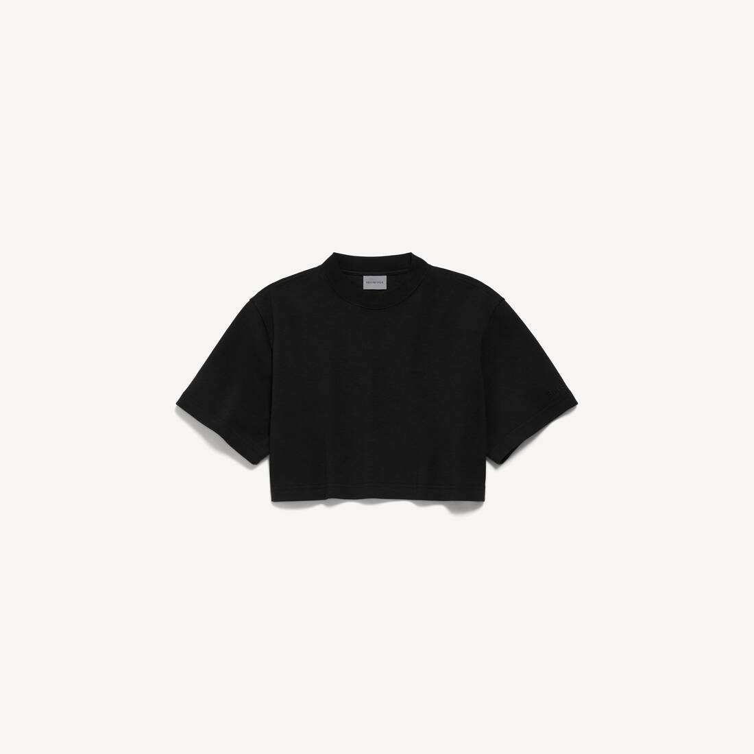 Women's Cropped T-shirt in Black