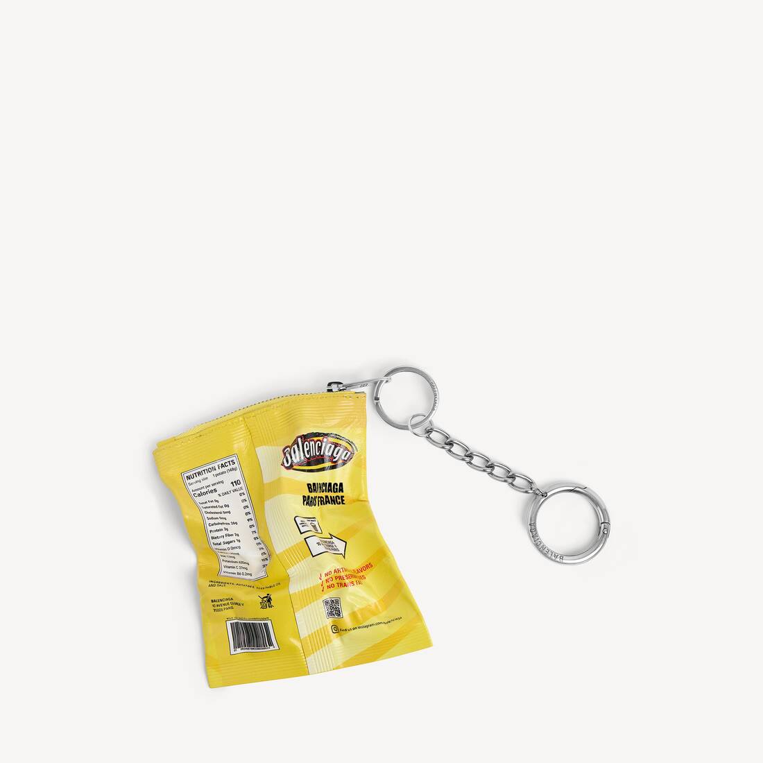 Charm/keychain Chips in Yellow