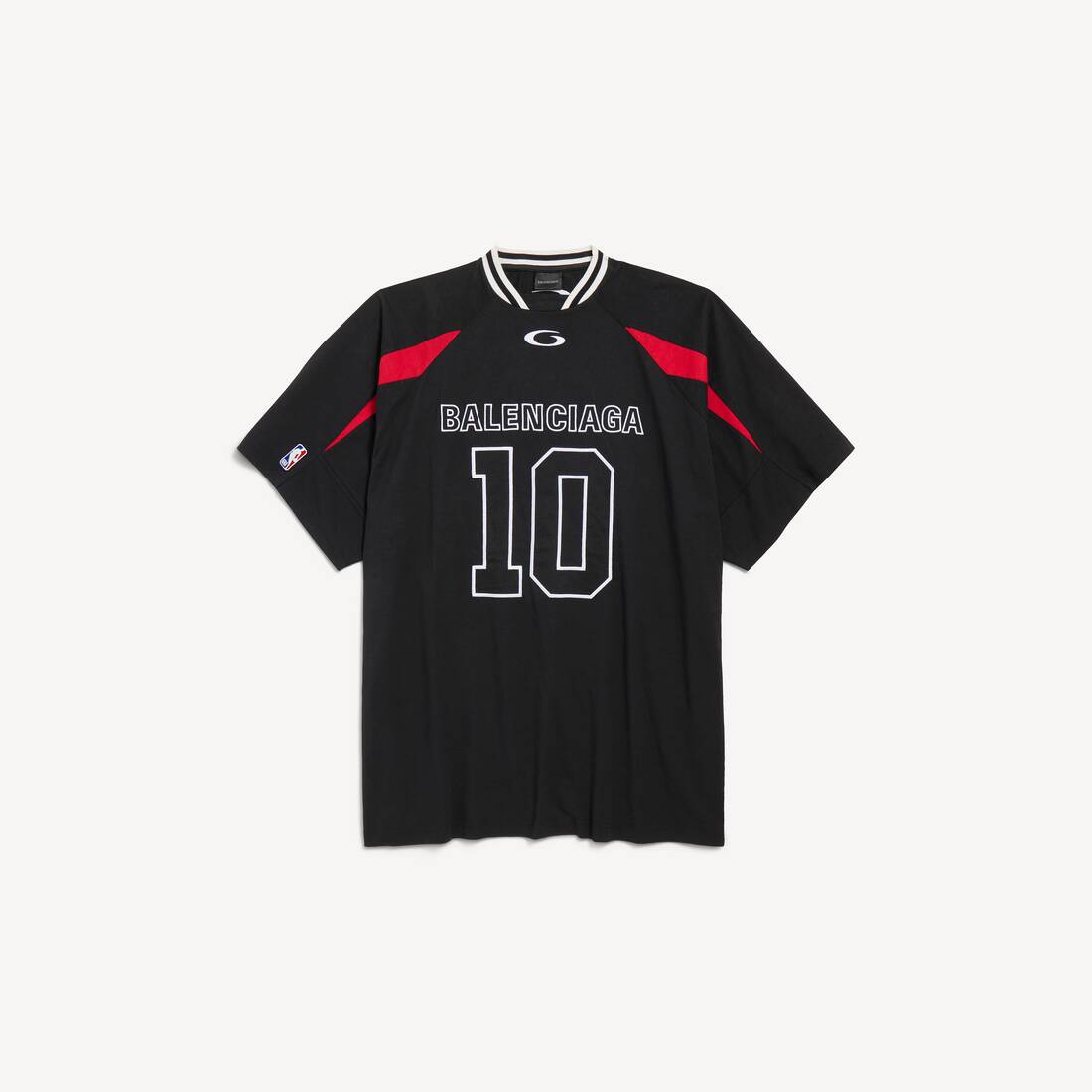 Men's Balenciaga | Nba Collaboration Oversized T-shirt in Black/multicolor