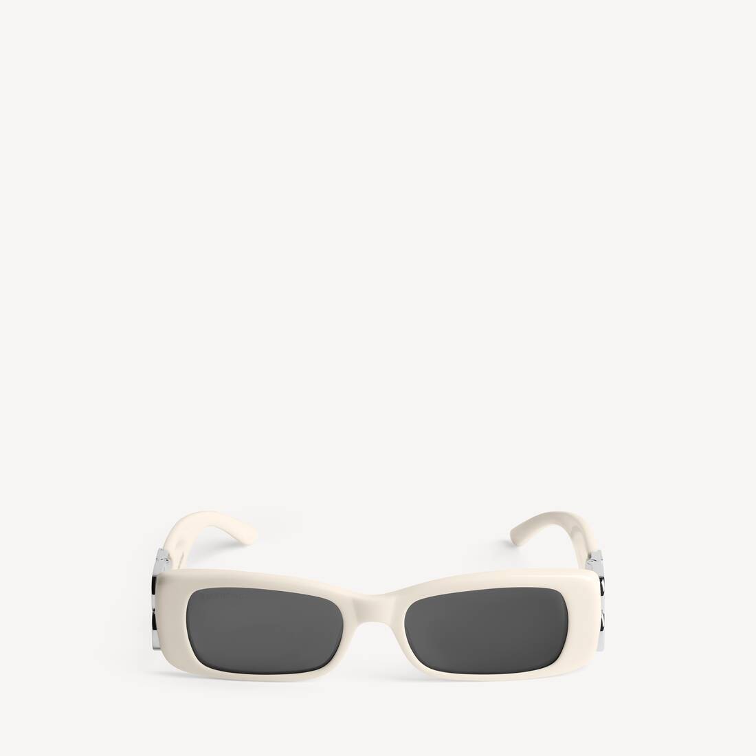 Women's Dynasty Rectangle Sunglasses in Ivory Cream